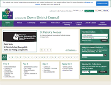 Tablet Screenshot of downdc.gov.uk